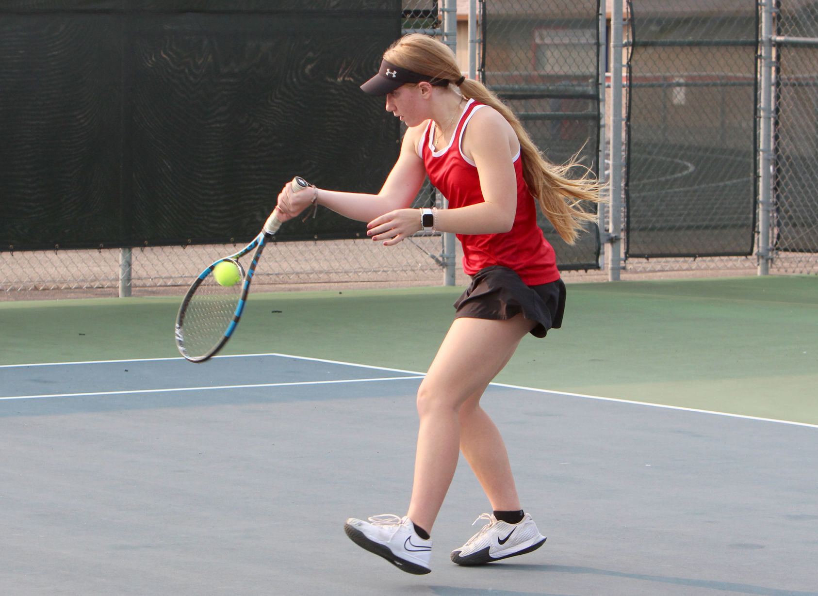 Menomonie at Chippewa Falls girls tennis 9-15-20